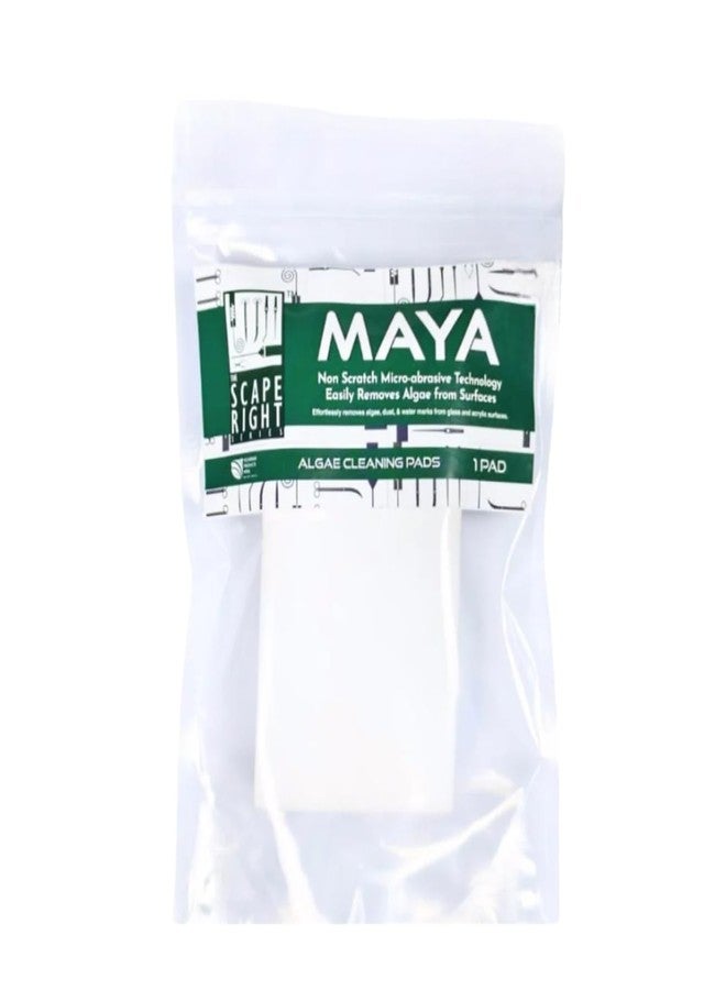 وسادات تنظيف الطحالب من سلسلة سكيب رايت مايا لأحواض السمك | آمنة لأحواض السمك المصنوعة من الأكريليك والزجاج (وسادة واحدة) - Image 1